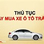 Mua Xe Oto Trả Góp Bao Nợ Xấu Tphcm